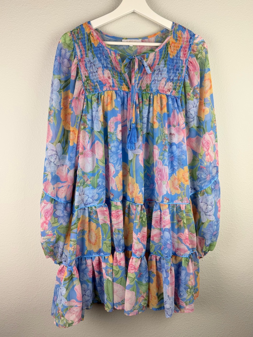 OLIVACEOUS Spring Symphony Floral Mini Dress - Picture 8 of 10